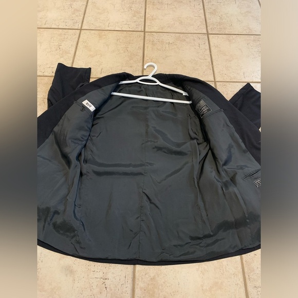 Mani by Giorgio Armani x Harry Rosen Navy Blue Blazer Jacket - Picture 13 of 16